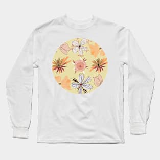 Beautiful Summer Flowers Long Sleeve T-Shirt